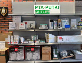 PTA-Putki outlet myymälä